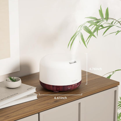 Essential Oil Diffuser for Home, 500ML Aromatherapy Humidifier