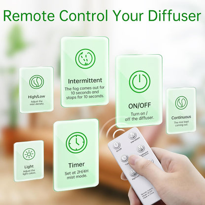 Essential Oil Diffuser for Home, 500ML Aromatherapy Humidifier