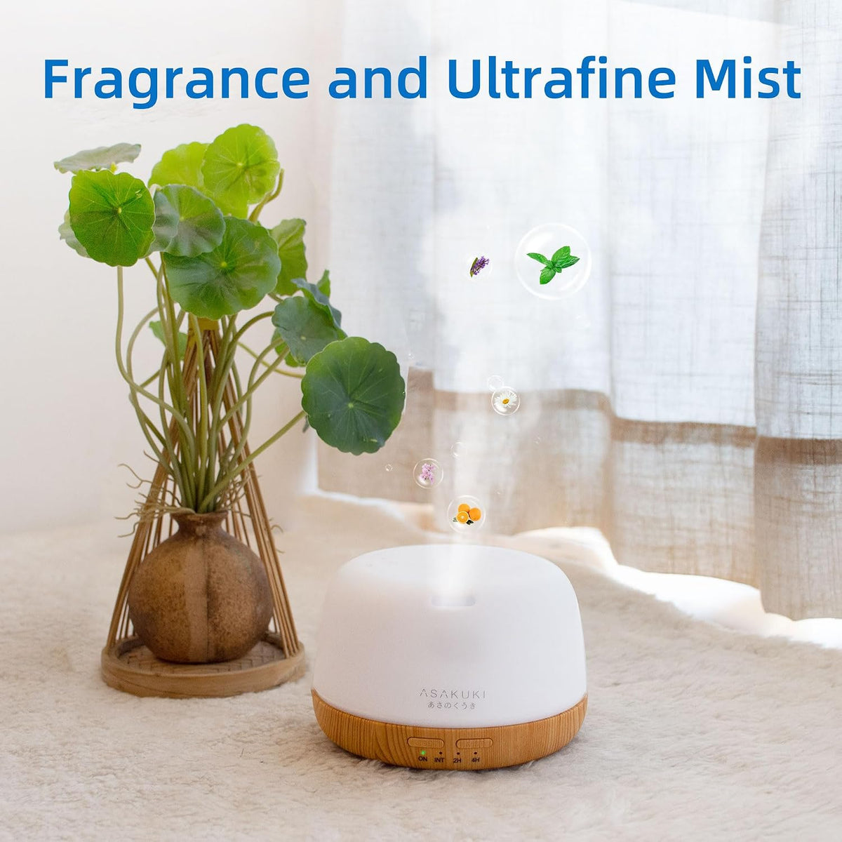 Essential Oil Diffuser for Home, 500ML Aromatherapy Humidifier