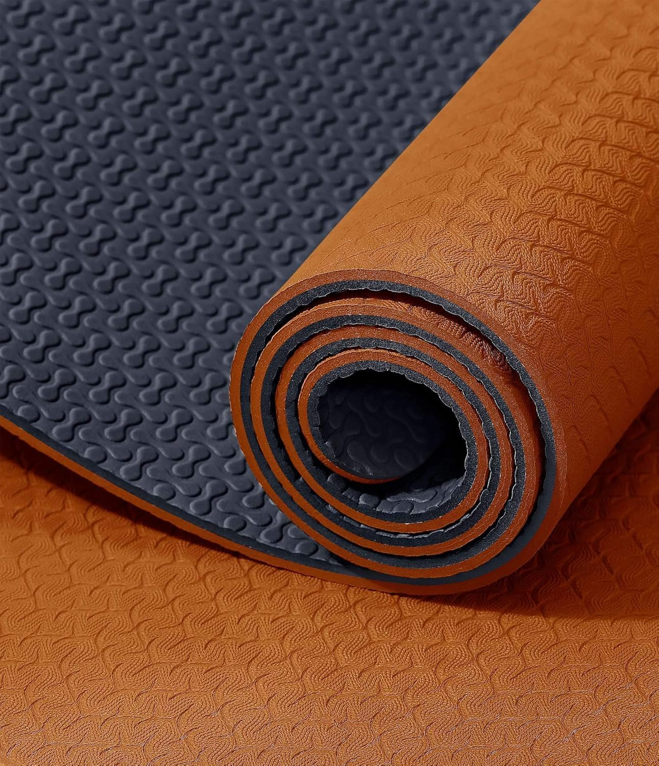 IUGA Yoga Mat Thick Non Slip Anti-tear Pilates Mat Eco Friendly Hot Yoga Mats for Workout & Exercise(72"x 24"x 6mm)