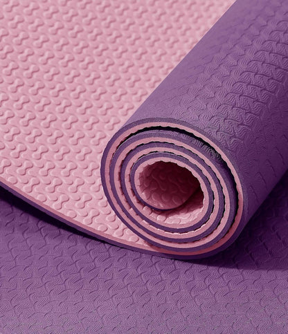IUGA Yoga Mat Thick Non Slip Anti-tear Pilates Mat Eco Friendly Hot Yoga Mats for Workout & Exercise(72"x 24"x 6mm)