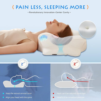 Cooling Gel Pillows for Neck and Shoulder,Cervical Pillow Cozy Sleeping