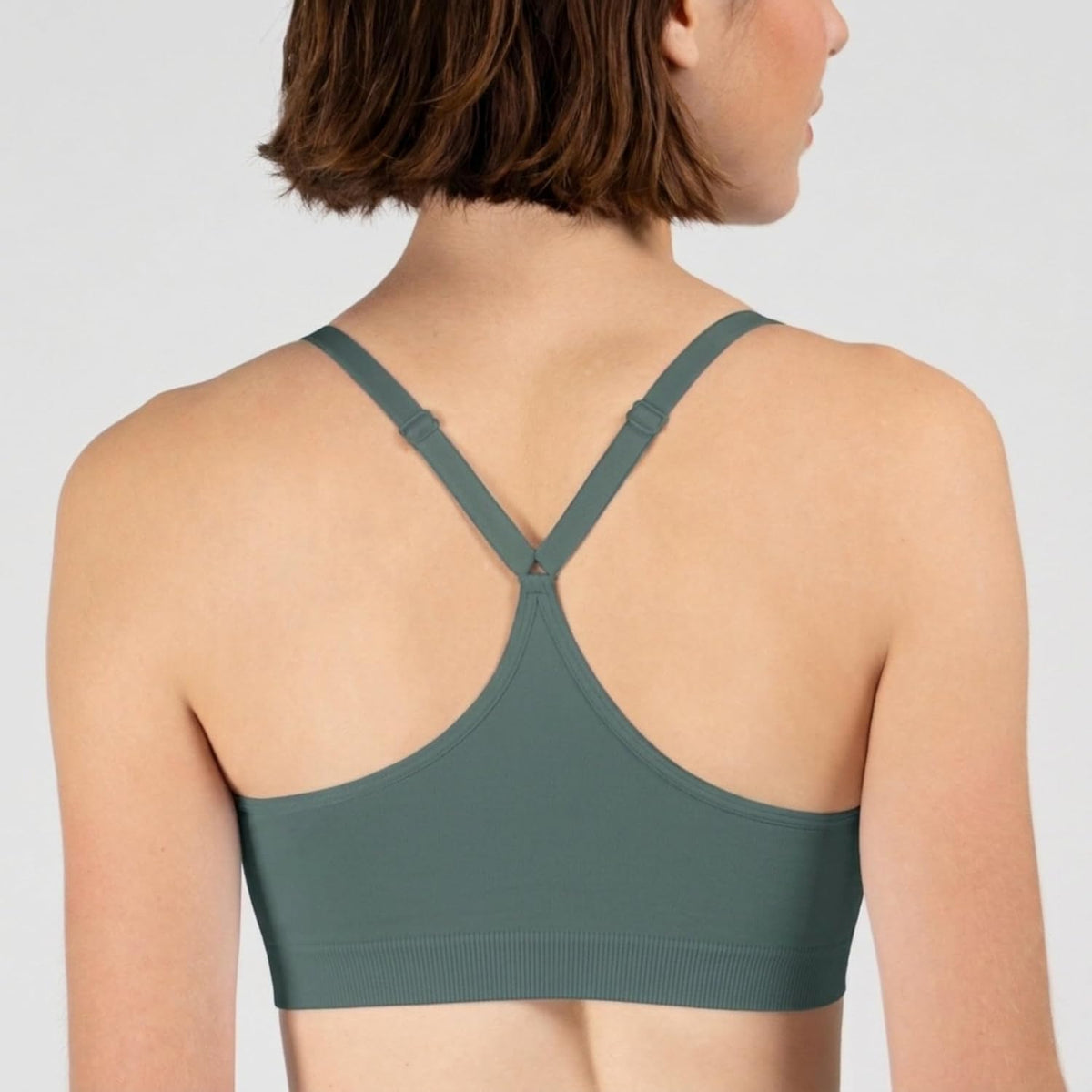 Ryka Women's Katharina Seamless Yoga Racerback Sports Bra, Sostén Deportivo, Removable Pads, 3 Pack