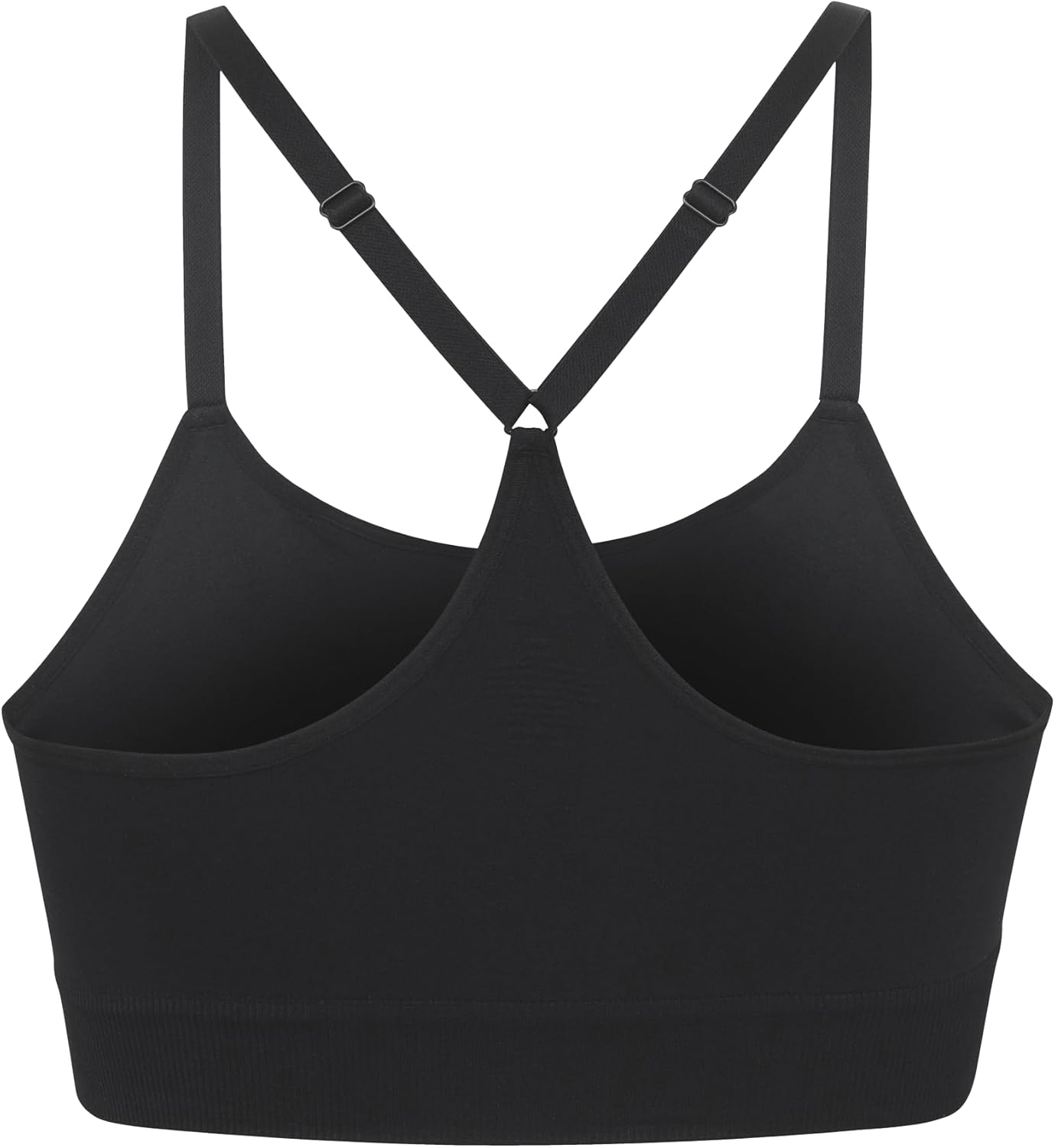 Ryka Women's Katharina Seamless Yoga Racerback Sports Bra, Sostén Deportivo, Removable Pads, 3 Pack