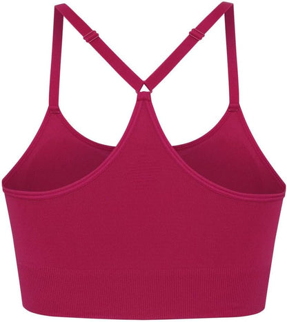 Ryka Women's Katharina Seamless Yoga Racerback Sports Bra, Sostén Deportivo, Removable Pads, 3 Pack