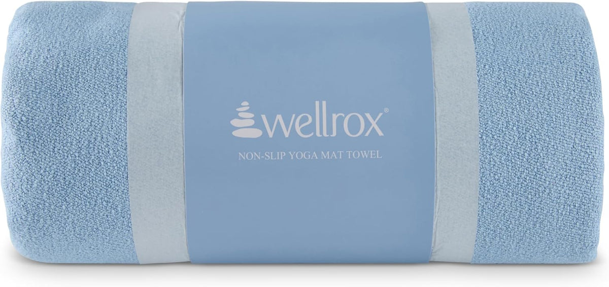 Microfiber Yoga Mat Towel with Grip – Ultra Absorbent, Super Soft, and Quick Dry Hot Yoga Towel Non Slip for Pilates, Bikram, and Fitness Workouts (74” x 26”, Pink)