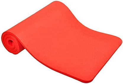 BalanceFrom Yoga Mat, 1-Inch Extra Thick High Density Exercise Mat, Anti-Tear Exercise Yoga Mat with Carrying Strap, Suitable for Various Yoga Exercises, Multiple Colors