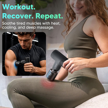 Mini Massage Gun, Deep Tissue Percussion Massager Back Pain Relief