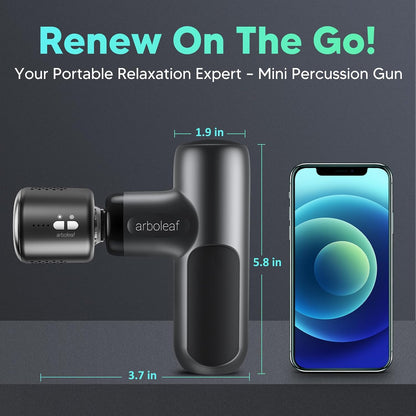 Mini Massage Gun, Deep Tissue Percussion Massager Back Pain Relief