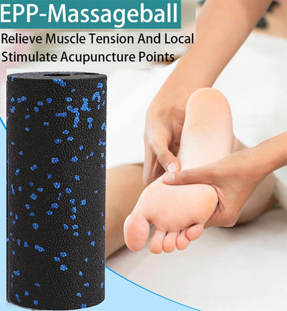 Mini Foam Roller - Muscle Massage Rollers for Trigger Point Therapy, Myofascial Release, Deep Tissue Fitness Massage & Relax Tight Muscles, Peanut Ball