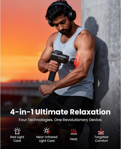 X6 Pro Max Massage Gun with Heat and Cold, FSA Eligible HSA