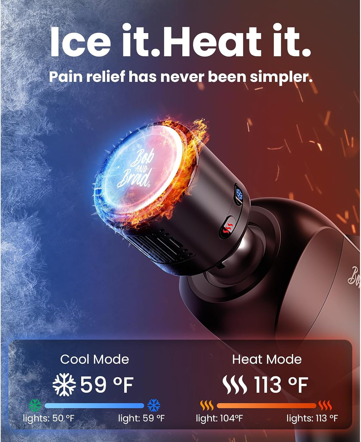 X6 Pro Max Massage Gun with Heat and Cold, FSA Eligible HSA
