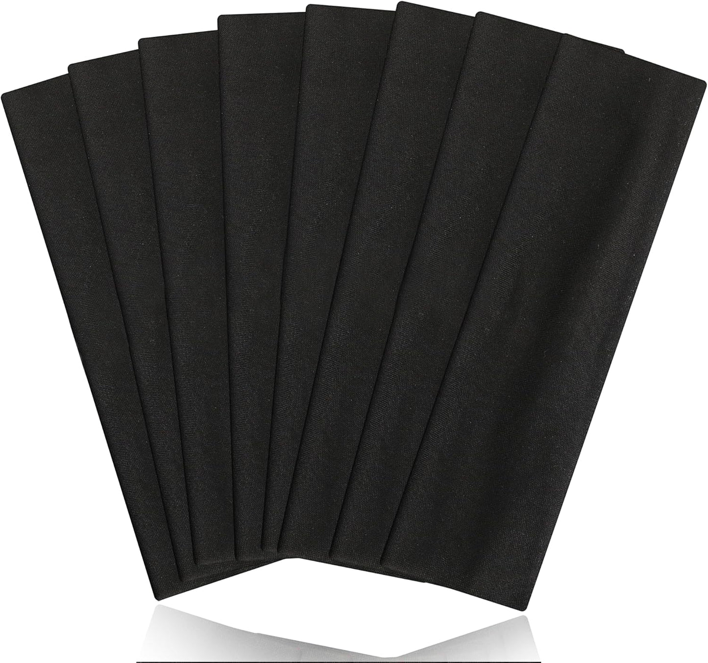 8PCS Summer-Exclusive Non Slip Sports Elastic Soft Running Fashion Headbands Absorb Sweat for Women & Men Working Out, Travel