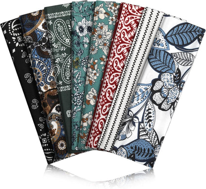 8PCS Summer-Exclusive Non Slip Sports Elastic Soft Running Fashion Headbands Absorb Sweat for Women & Men Working Out, Travel