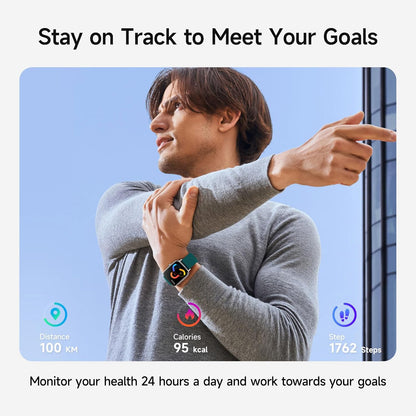 Smart Watch for Women, 1.85" HD Smartwatch Compatible iPhone/Samsung/Android (Answer/Make Calls), 100+ Sport Modes Fitness Tracker with Heart Rate/Sleep/SpO2 Monitor, IP68 Waterproof, with 2 Bands