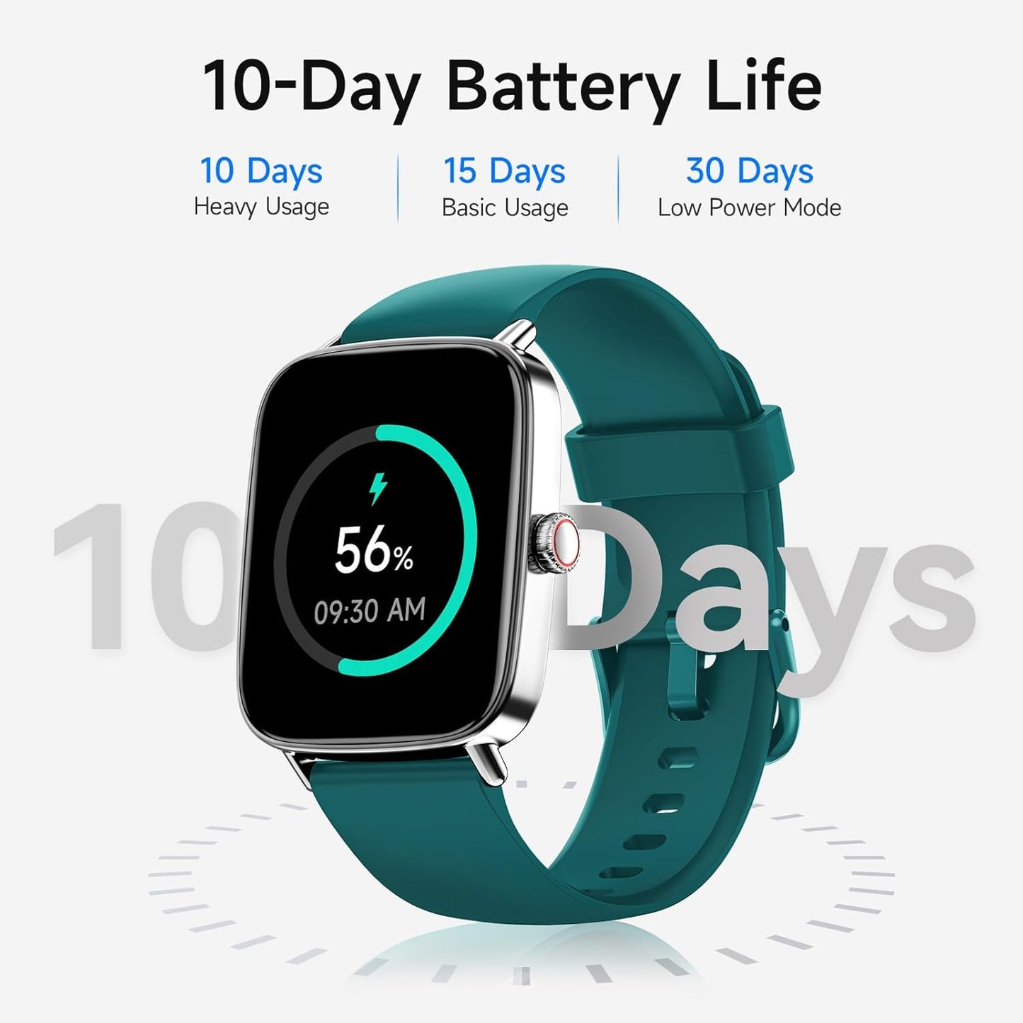 Smart Watch for Women, 1.85" HD Smartwatch Compatible iPhone/Samsung/Android (Answer/Make Calls), 100+ Sport Modes Fitness Tracker with Heart Rate/Sleep/SpO2 Monitor, IP68 Waterproof, with 2 Bands