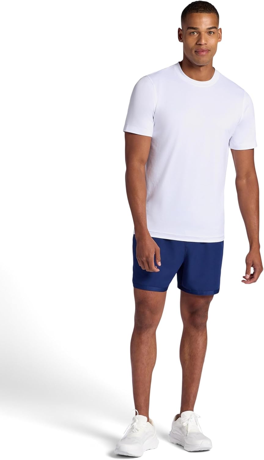 Men's Lunge 5” Short, Standard Fit, Stretch Lightweight Material, Moisture-Wicking