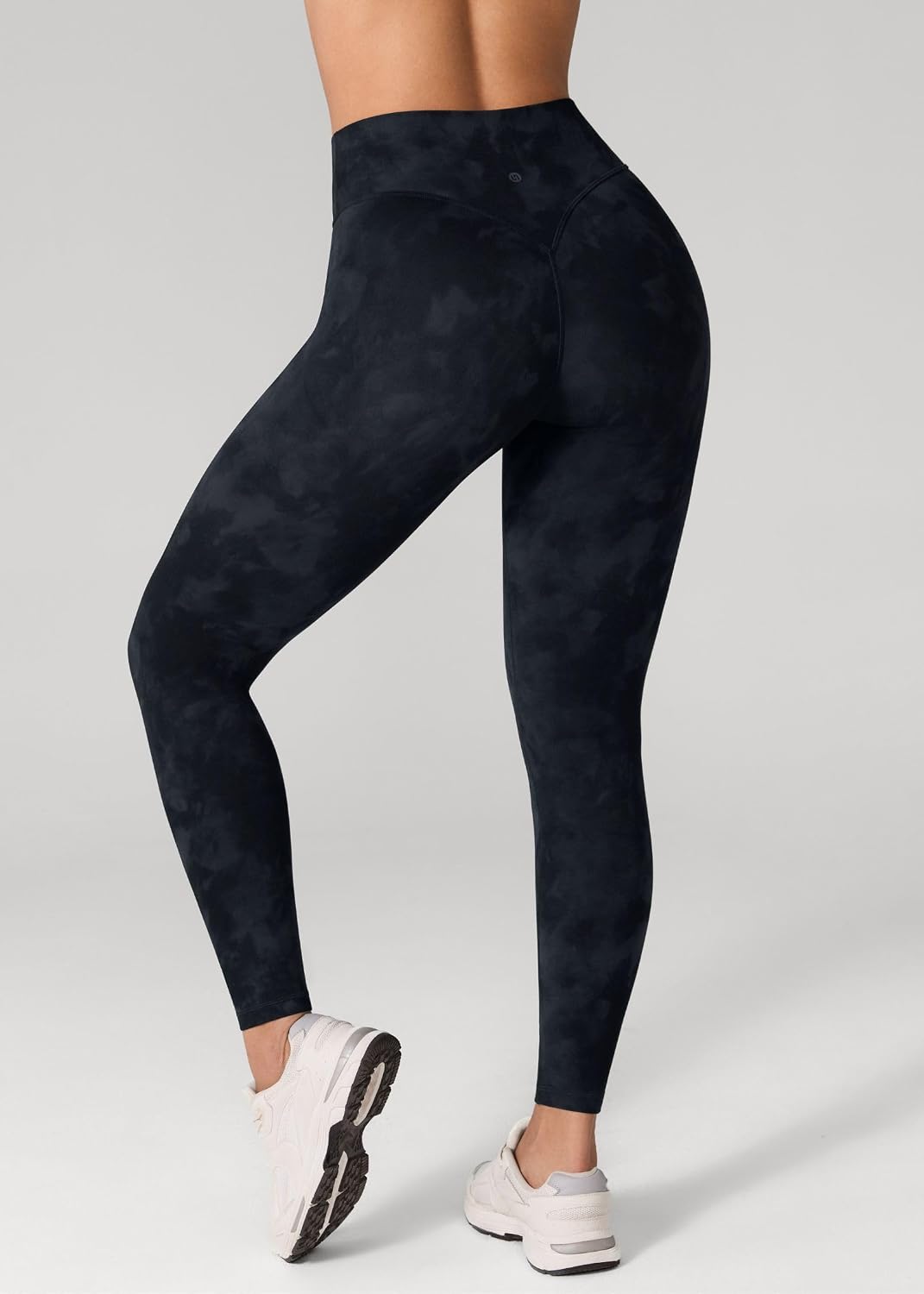 Hugcurve No Front Seam High Waisted Workout Leggings for Women Buttery Soft Yoga Pants Gym Athletic Tights - 25''