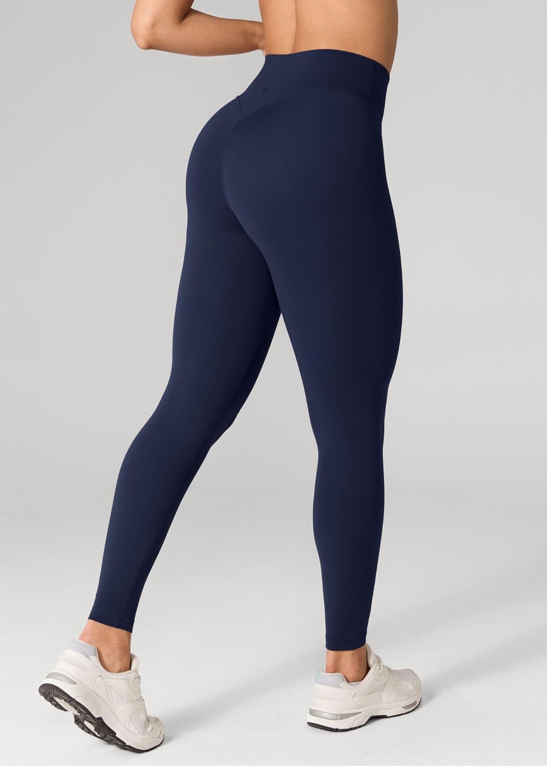 Hugcurve No Front Seam High Waisted Workout Leggings for Women Buttery Soft Yoga Pants Gym Athletic Tights - 25''