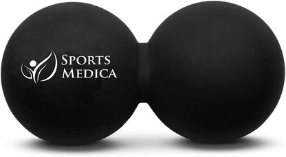 Peanut Massage Ball - Double Lacrosse and Peanut Ball Therapy | Trigger Point Deep Tissue Exercise | Back Muscle Foam Roller for Myofascial Release | Suboccipital Spine Device - Pressure Point