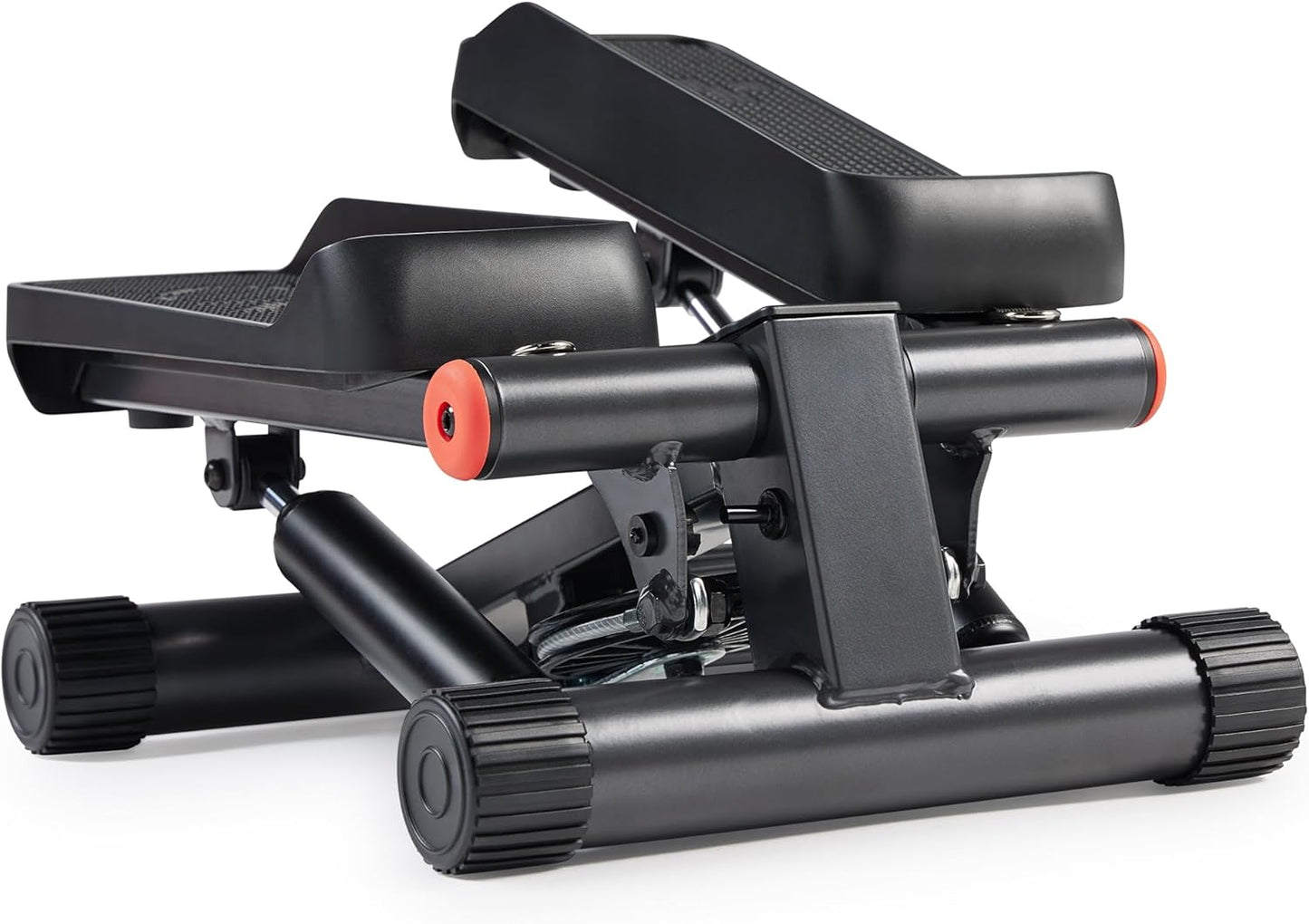 Mini Steppers for Exercise at Home, Stair Step Workout Machine with Resistance Bands, Full Body Cardio Equipment, Optional Free SunnyFit App Connection Smart Stepper