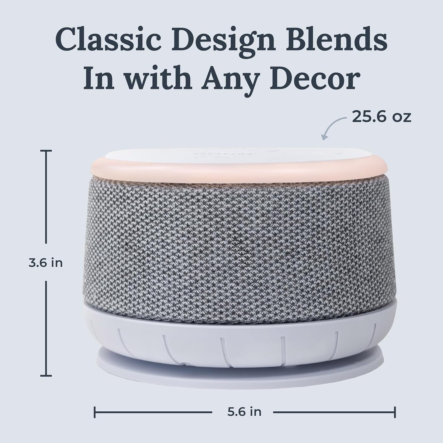 Dohm Nova White Noise Sound Machine, Better Sleep for Babies & Adults. Includes Night Light, 10 Fan Speeds & Calming Pink Noise for Louder Noise Masking. Noise Canceling for Office Privacy.