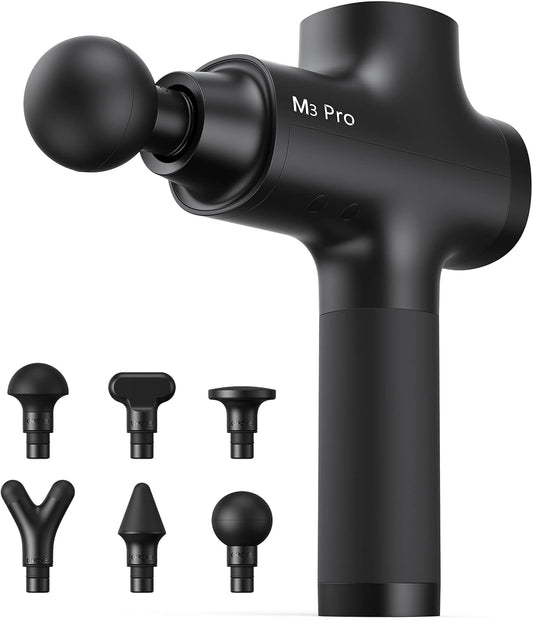 M3 Pro 2 Massage Gun Deep Tissue for Workout Recovery, Black
