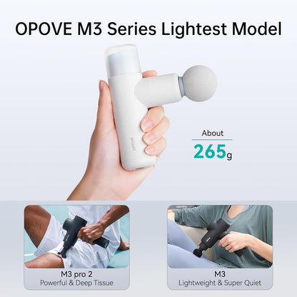 M3 Pro 2 Massage Gun Deep Tissue for Workout Recovery, Black
