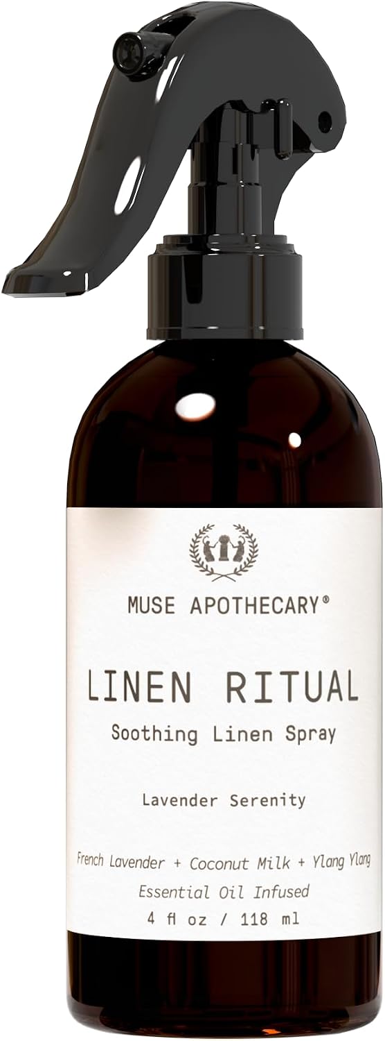Pillow Ritual - Aromatic, Calming and Relaxing Pillow Mist, Linen and Fabric Spray - Infused with Natural Aromatherapy Essential Oils - 4 oz, Fleur du Lavender