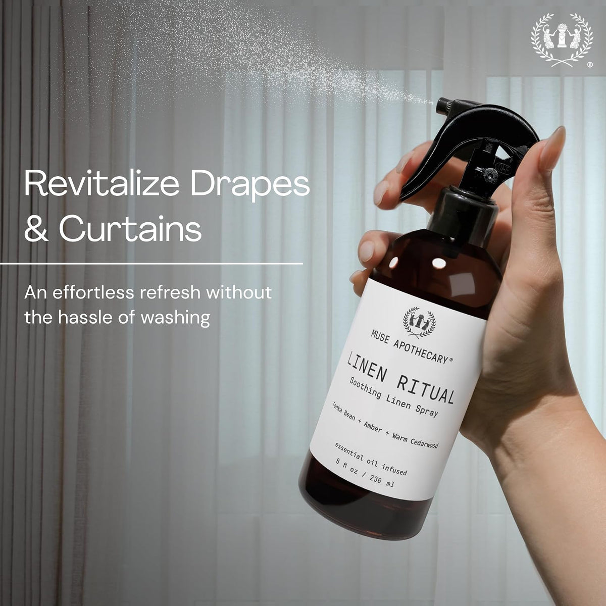 Pillow Ritual - Aromatic, Calming and Relaxing Pillow Mist, Linen and Fabric Spray - Infused with Natural Aromatherapy Essential Oils - 4 oz, Fleur du Lavender