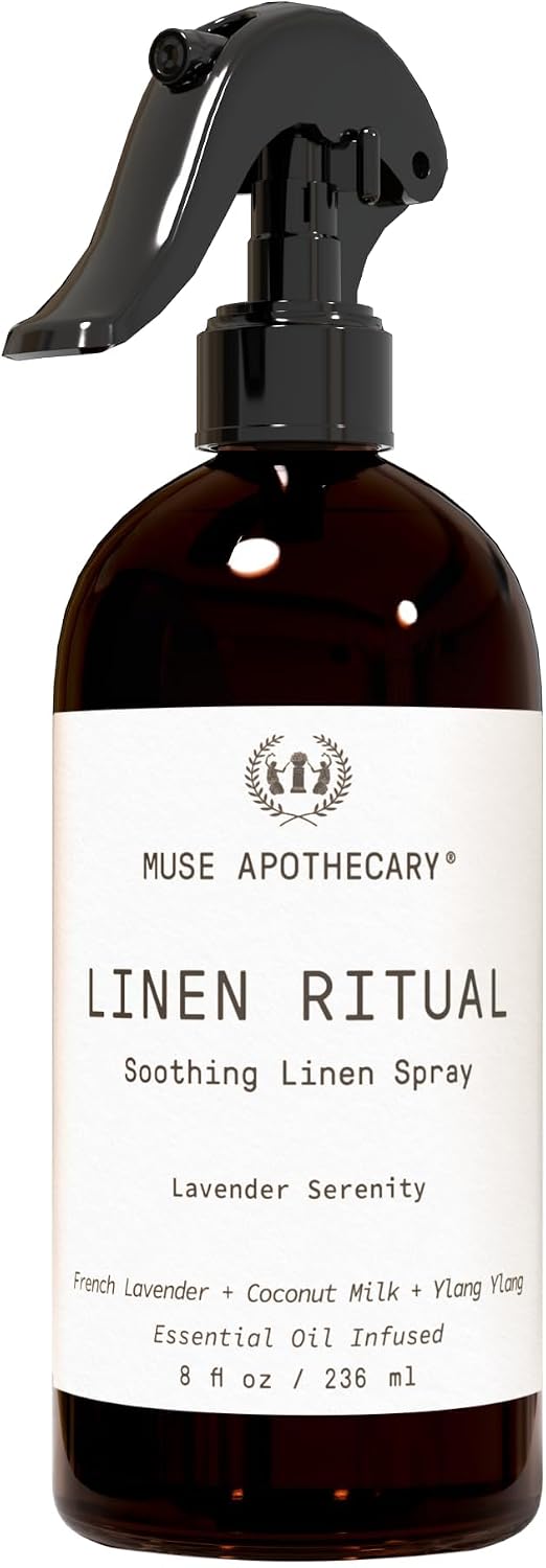 Pillow Ritual - Aromatic, Calming and Relaxing Pillow Mist, Linen and Fabric Spray - Infused with Natural Aromatherapy Essential Oils - 4 oz, Fleur du Lavender