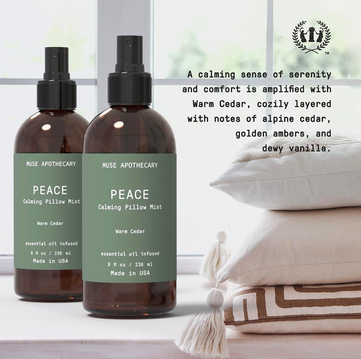 Pillow Ritual - Aromatic, Calming and Relaxing Pillow Mist, Linen and Fabric Spray - Infused with Natural Aromatherapy Essential Oils - 4 oz, Fleur du Lavender