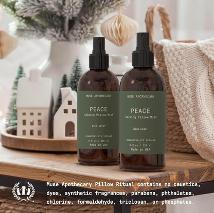 Pillow Ritual - Aromatic, Calming and Relaxing Pillow Mist, Linen and Fabric Spray - Infused with Natural Aromatherapy Essential Oils - 4 oz, Fleur du Lavender