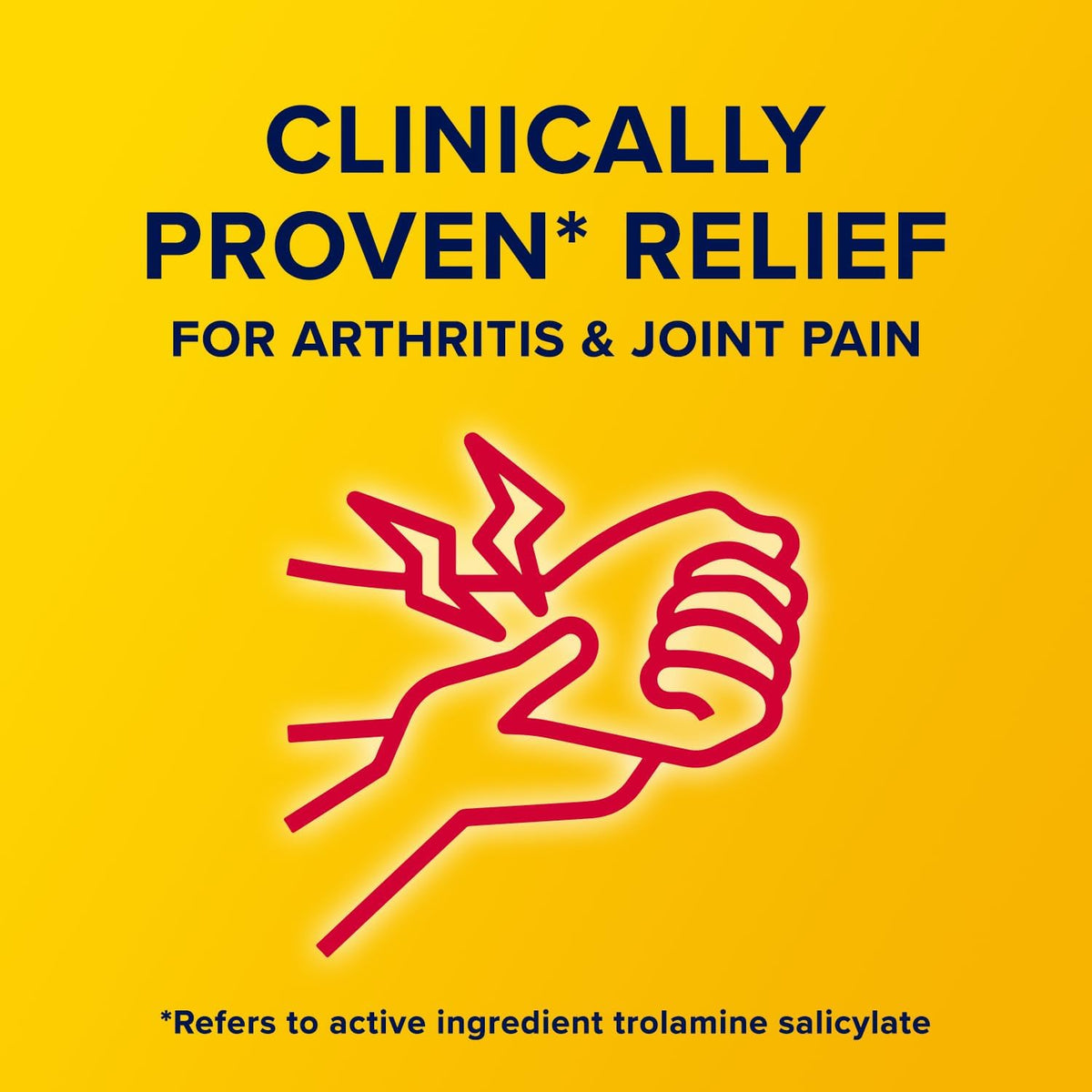 Original Pain Relief Cream for Arthritis, Joint & Muscle Pain, Non-Greasy Topical Analgesic with Moisturizing Aloe & Max-Strength 10% Trolamine Salicylate, 3 oz.