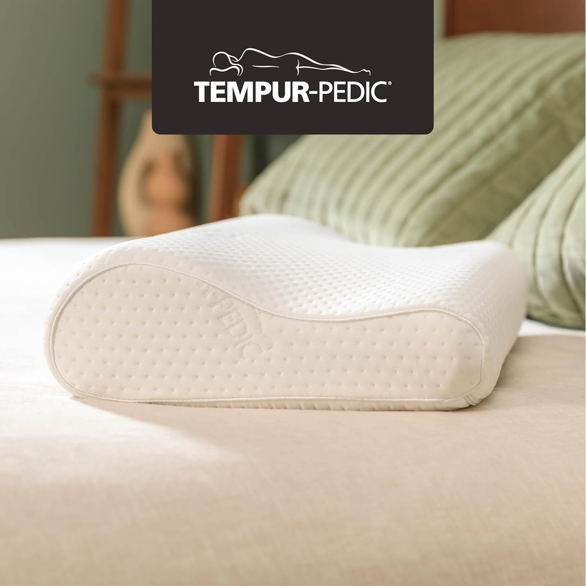 TEMPUR-Ergo Neck Pillow, Medium Profile, White
