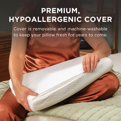 TEMPUR-Ergo Neck Pillow, Medium Profile, White