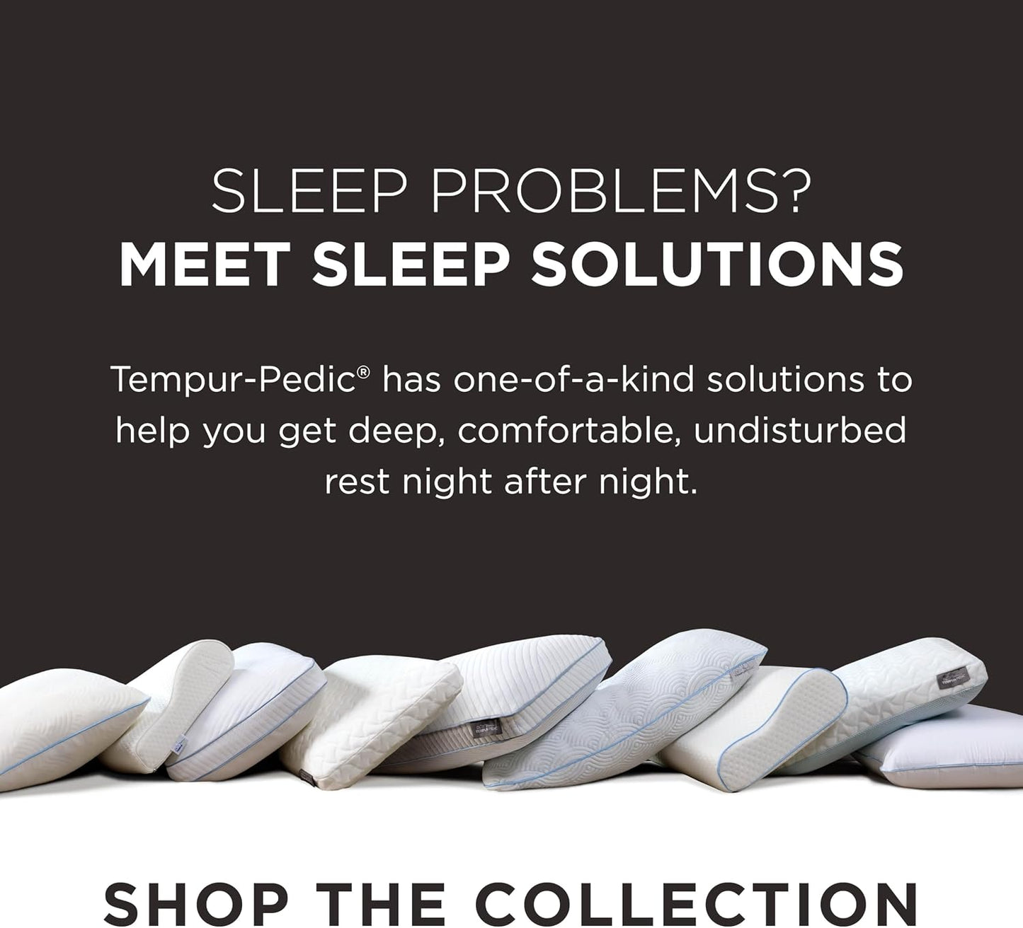 TEMPUR-Ergo Neck Pillow, Medium Profile, White