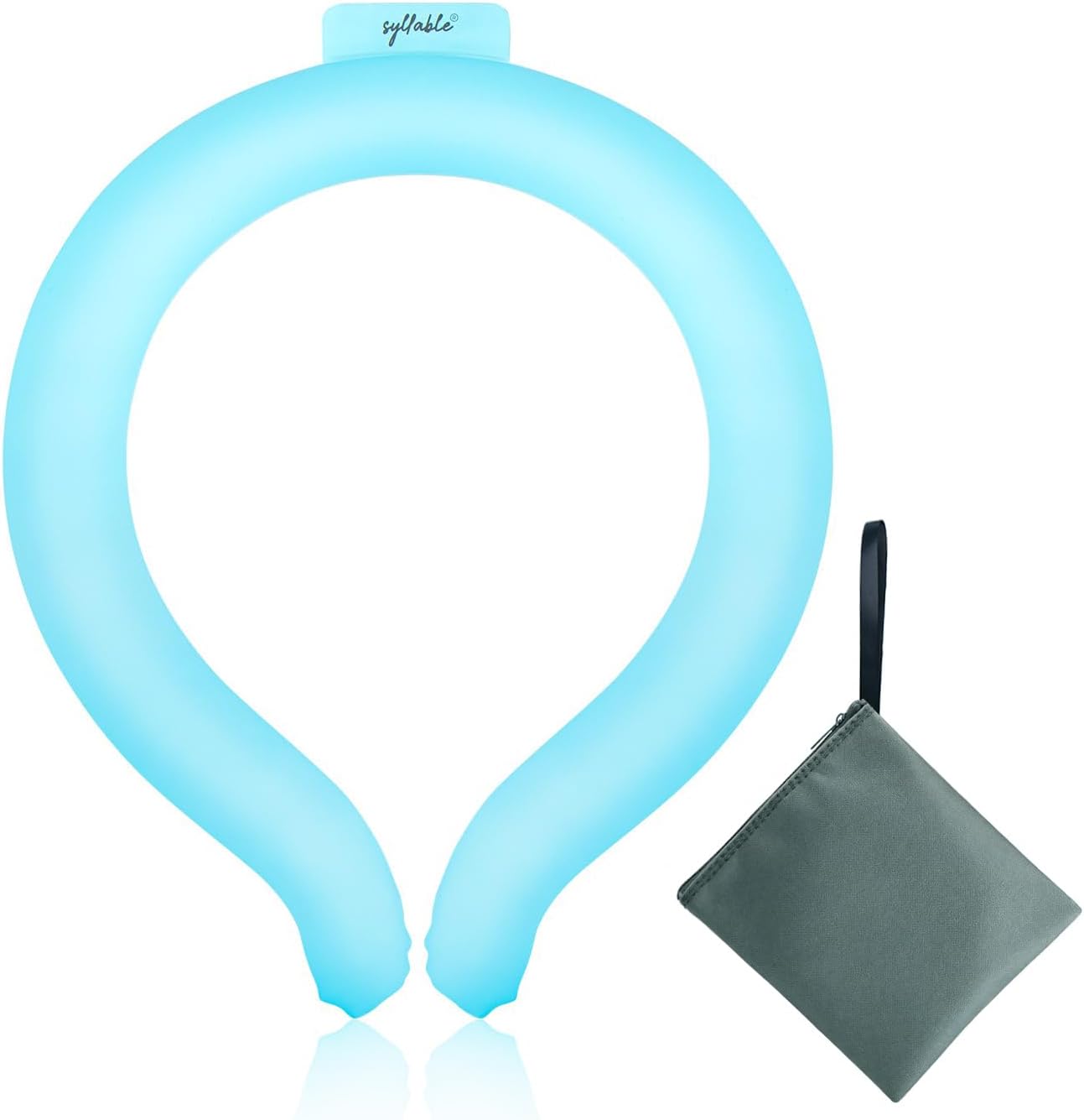 Neck Cooling Tube with Insulated Bag, Reusable Neck Coolers Wearable Body Cooling Products for Hot Weather in Summer