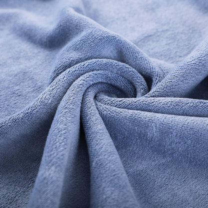 Microfiber Gym Towels Bigger Size Super Soft for Exercise Fitness, Sports, Workout, 380-GSM 15-Inch x 31-Inch Quick-Drying Towels (3 Pack, Grey+Blue+Purple)