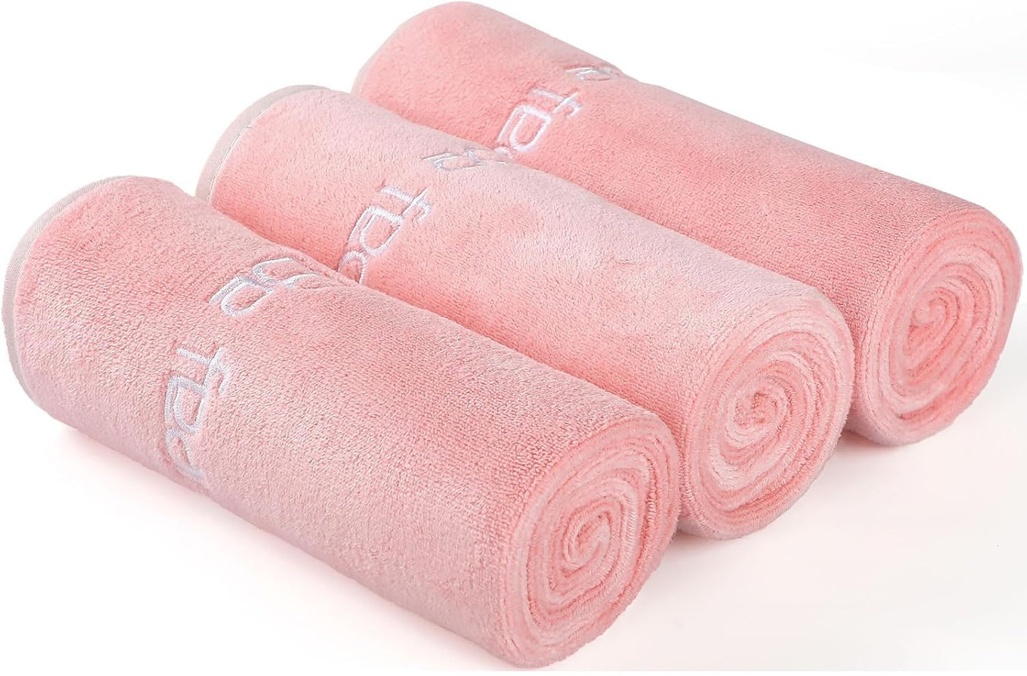 Microfiber Gym Towels Bigger Size Super Soft for Exercise Fitness, Sports, Workout, 380-GSM 15-Inch x 31-Inch Quick-Drying Towels (3 Pack, Grey+Blue+Purple)