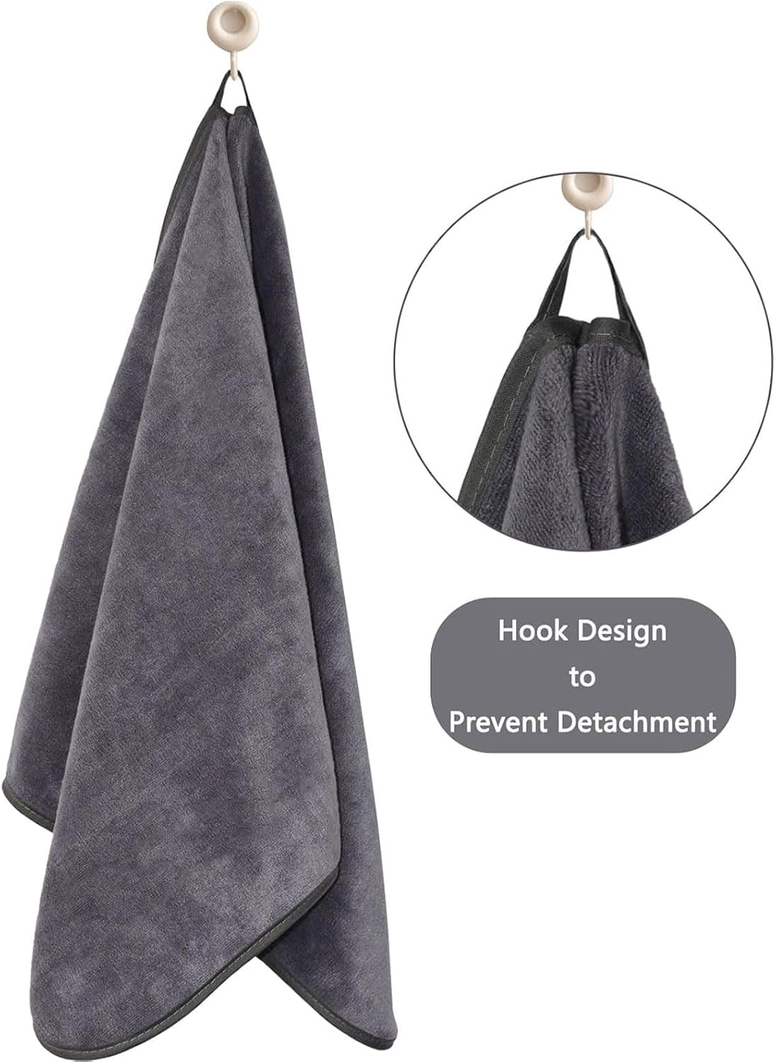 Microfiber Gym Towels Bigger Size Super Soft for Exercise Fitness, Sports, Workout, 380-GSM 15-Inch x 31-Inch Quick-Drying Towels (3 Pack, Grey+Blue+Purple)