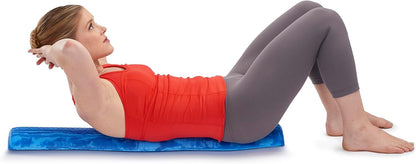 PRO-Roller Soft Density Foam Roller – Round, Blue, 36" x 6" | Soft foam roller for physical therapy, Pilates, yoga foam roll exercises, muscle recovery, blue, 36" x 6"