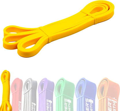 Heavy Duty Resistance Stretch Loop Bands for Powerlifting Workout Exercise and Assisted Pull Ups