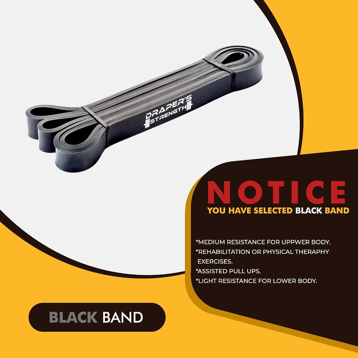 Heavy Duty Resistance Stretch Loop Bands for Powerlifting Workout Exercise and Assisted Pull Ups
