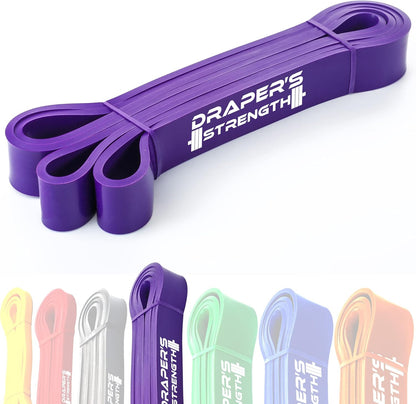Heavy Duty Resistance Stretch Loop Bands for Powerlifting Workout Exercise and Assisted Pull Ups