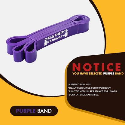 Heavy Duty Resistance Stretch Loop Bands for Powerlifting Workout Exercise and Assisted Pull Ups