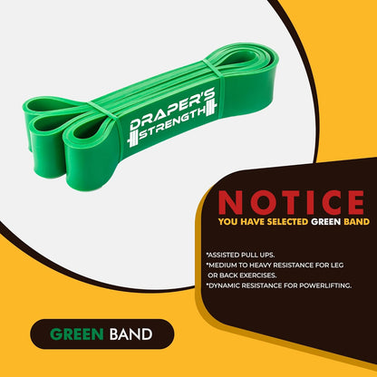 Heavy Duty Resistance Stretch Loop Bands for Powerlifting Workout Exercise and Assisted Pull Ups