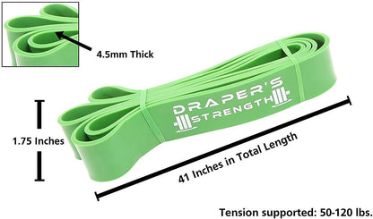 Heavy Duty Resistance Stretch Loop Bands for Powerlifting Workout Exercise and Assisted Pull Ups