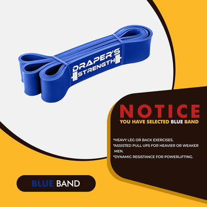 Heavy Duty Resistance Stretch Loop Bands for Powerlifting Workout Exercise and Assisted Pull Ups