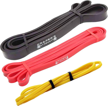 Heavy Duty Resistance Stretch Loop Bands for Powerlifting Workout Exercise and Assisted Pull Ups
